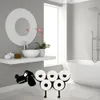Toilet Paper Holders SheepDog Decorative Iron Cute FreeStanding Bathroom Tissue Storage Roll Rack 220924
