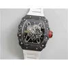 SUPERCLONE montres montre-bracelet designer luxe hommes mécanique montre Richa Milles hommes poignet évidé qualité supérieure boîtier en fibre de carbone U8DE