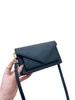 Neue Damen-Umschlagtaschen, luxuriöse Designer-Geldbörsen, Umhängetaschen, Leder, lange Riemen, modisches Einkaufen, schwarze Messenger-Taschen