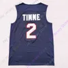 Митч 2021 Финал четыре Новых NCAA College Gonzaga Jerseys 2 Drew Timme баскетбол Джерси белый флот