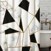 Tende da doccia Stile Arte Moderna Marmo Tenda di lusso Impermeabile Decorazioni per la casa Tessuto in poliestere Bagno Wc Cortinas De Ducha 220922