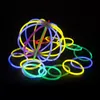 Neon Party LED Flashing Light Stick Wand Novely Toy LEDS Flash Sticks 200st Multi Color Glow Armband Halsband ZM926