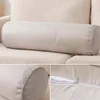 Pillow Pain Relief Neck Roll For Sleeping Round Washable Support Car Zipper Closure Throw Comfortable Cylindrical Shape Chair