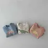 Krallık Kış Sonbahar Koreli Bebek Erkekler Uzun Kollu Sweatshirt Sıcak Polar Toddler Kızlar Dinozor Jumper Kids Peluş Pullu Kazak Hoodie 220924