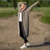 Women's Sweaters Autumn and Winter Cardigan Women Casual Solid Color Hooded Long Knitted Coat Female Oversized Loose Overcoats Outwear T220925