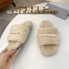 Women's designer LambWool slippers Ladies Classic Comfortable Letter Embroidery Pantoufle slides shoes Plush Wool Slippers BB GG for Warm Indoor outdoor in winter