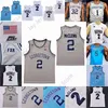 Mitch Custom 2020 Georgetown Hoyas Basketball Jersey NCAA College Galen Alexander Qudus Wahab Porter Ewing Iverson Deuil Jamari Sibley