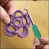 Craft Tools Craft Tools 14Pcs/Set Diy Crochet Hooks 2Mm-10Mm Smooth Knitting Needles Ergonomic Soft Grip Handles For Art Homeindustry Dhro1