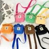 Rucksäcke Kinder Umhängetasche Mini Umhängetasche Kinder Corduroy Messenger Handtaschen Mädchen Handgemachte Geldbörse Münze 220924