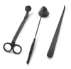 شموع حاملي حزمة الهدايا الملحق 3 في 1 مجموعة من الفولاذ المقاوم للصدأ شمعة جرس Snuffers فتيل dipper 3pcs/set GC0926