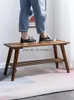 Хранение одежды Light Luxury The Shoe Maining Stool Home входной дверь шкаф Сплошная древесина может сидеть на ноге