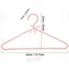 أزياء لطيف لؤلؤة شماعات Lady Wardrobe Hangers Women Clothing Jaints Dress Dress Pretls Shoots With Bowknot BH7617 TQQ