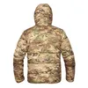 Piumino da uomo Parka Giacca invernale in cotone Parka militare mimetico Primavera caldo termico con cappuccio da uomo leggero e cappotto 220924