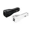 S6 Car Charger Fast Adapter 2 Ports Dual USB Adaptive QC 3.0 Snel oplaadladers voor iPhone Galaxy S6 S7 S8 S9 Plus Opmerking 9