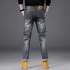 Männer Jeans Hohe Qualität Retro Blau Herbst Winter Regular Fit Casual Hosen Männliche Klassische Stil Alle passen Denim Hosen 220923