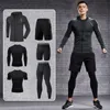 Men's Tracksuits Dry Fit Training Sportswear Set Gym Fitness Compression Sport Suit Jogging Tight Sports Wear Clothes 4XL5XL Oversized Male 220924