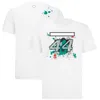 Traje de carreras F1, camiseta conjunta de equipo de manga corta de verano, camiseta personalizada de talla grande con cuello redondo y ventilador para coche