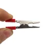 45 -миллиметровые зажимы аллигатора красная черная пластиковая ручка тестовый датчик металлические зажимы разъемы подключи