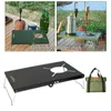 Camp Furniture Klappbarer Herdtisch, tragbarer Camping-Ständer, Halterung, Halter, Grill, Picknick-Schreibtisch mit Aufbewahrungsorganisator