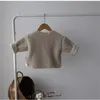 Winter Koreanische Kinder Jacken Kleidung Baby Mädchen Jungen Wollmantel Mit Kapuze Kinder Warme Samt Jacke Baby Outwear Säuglingskleidung 20220926 E3