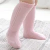 Cotton Baby Knee Socks White Boys Girls Elegance Socks Long Tube Kids Children Spanish Style kniekousen High 20220926 E3