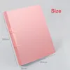 Organizator spoiwa D-ring Clear Folder Dokumenty Przezroczystość napełniana po okładce Pocards Rysunek Notebook Rysunek