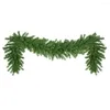 Juldekorationer 270 cm 200-huvuden Xmas Garland Artificial Pine Green Spruce Decoration Dark Cane Tinsel Party Supplies