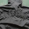 Men Trapstar Jacket Sportswear Irongate t Windbreaker-black Embroidered Letters Womens Zipper Sun Protection rev