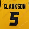 Mitch 2020 NY NCAA Missouri Tigers Jerseys 5 Clarkson College Basketball Jersey Yellow Size Youth Vuxen All Stitched