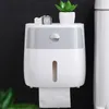 Toilet Paper Holders Holder Waterproof Wall Mounted for Tray Roll Tube Storage Box Tissue Shelf Bathroom 220924