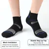 Chaussettes masculines hommes cheville 10 paires de haute qualité coton athlétique amorties respirantes sportives décontractées mâles tailles 38-48 220924