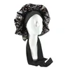 Kvinnor Satin Solid Sleeping Hat Night Sleep Cap Hair Care Bonnet Nightcap For Women M￤n unisex Cap Bonnet de Nuit Shower Turban FY5593 926