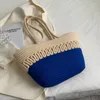 Evening Bags Women Straw Woven Shoulder Bag Female Fashion Trendy Cotton Thread Beach Large-capacity Basket Girls Handbags