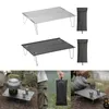 Camp Furniture TABLE DE CAMPING PLIANTE EN ALUMINIUM PIQUE-NIQUE PORTABLE POUR FÊTE BBQ RANDONNÉE EN PLEIN AIR