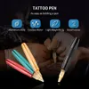 Tattoo Machine Draadloze Kit Professionele Roterende Pen met Cartridges Naalden Permanente Make-up Set 220926