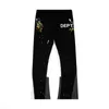 Herenbroeken Galleries Dept Designer Joggingbroek Sport 7216b Painted Flare Sweat Pant Handgeschilderd Gespikkeld Patchwork Trekkoord Mannen Andybxk