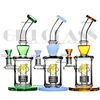 10 pollici Matrix Perc Glass Bong Acqua narghilè Tubi Dab Rig Bruciatore a nafta con ciotola e chiodo al quarzo Accessori per fumatori