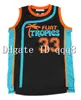 GLA topkwaliteit 1 33 Jackie Moon Flint Tropics Jersey Green White Black College Basketball 100% Stiched Size S-XXXL