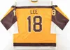 GLA retro dusters Lee Hockey Jersey 42 Jim O'Brien 7 Goldthorpe18 Brian Binghamton Borduurwerk naaimeren aangepaste naam en nummer