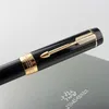 Canetas -fonte Jinhao 100 Centennial Black Resina Black Fountain Pen effmbent Pen com converter tinta caneta de caneta de negócios escolar caneta 220923