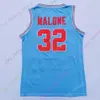 Mitch 2020 Novo camisa de tecnologia da NCAA Louisiana 32 Karl Malone College Basketball Jersey Size Youth Adult