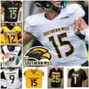 Mitch Southern Mississippi Football Jersey NCAA College Jack Abraham Kevin Perkins De'Michael Harris Quez Watkins Tim Jones Whittington Turner