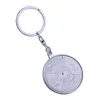 Perpetual Calendar Keychain Sun Moon Compass Keyring Valentine's Day Par Gift Metal Compass Key Chain Pendant Bottle Opener