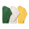 Sweats à capuche pour hommes Sweatshirts japonais rétro vert sweat à capuche lourd hommes printemps automne coton à la mode décontracté surdimensionné pull à manches longues 220924
