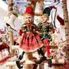 Décorations de Noël Abxmas 1pair Elf Peluche Jouets pour la décoration intérieure Couple Elfes Poupées de vacances Année Cadeau Enfants Décoration Navidad Natal Noël 220922