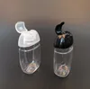 30 ml Hand Sanitizer Bottle Pet Plastic Half Round Flip Cap Bottle Children's Carry Handanitizer Bottles SN4899