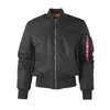 Męskie kurtki wojskowe taktyczna armia męska MA-1 Flight Bomber Jacket Baseball Varsity College Pilot Air Force Waterproof Force Force For For Men 220924