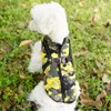 Vêtements pour chiens Vêtements en coton Gilet Veste Harnais Une pièce Chiens Manteau Vêtements d'hiver pour animaux de compagnie