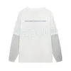 패션 여성 스티칭 후드 mens 긴 소매 새로운 로고 인쇄 스웨트 셔츠 여성 의류 크기 XS-L