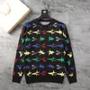 22ss Luxe Heren trui Breien Borduren Designer Hoodies jumper pull homme Mannen Vrouwen Lange Mouw Trui Mode Sweatshirt